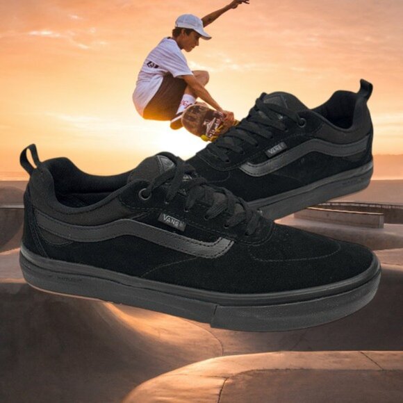 Vans Kyle Walker Blackout Black Low Skateboarding Sneakers Men’s Size 10 NWOB - Picture 1 of 16